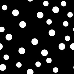 Abstract geometric seamless pattern. Spots, circles. Vector illustration.