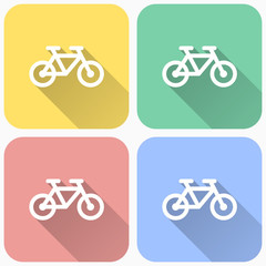 Obraz premium Bicycle - vector icon