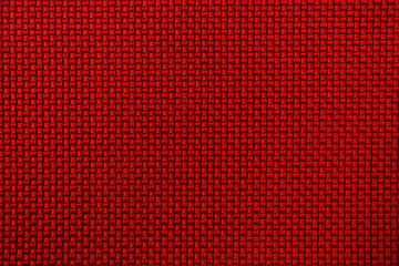 close up red fabric texture, background