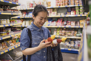 woman in a supermarket