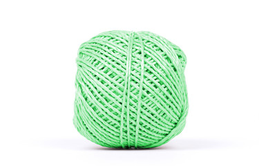 Small ball of rope isolated - Green