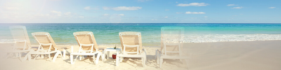 Tropical beach sea