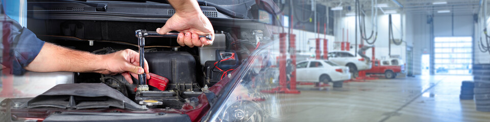 Car mechanic repair.