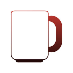Coffee mug isolated vector illustration graphic design
