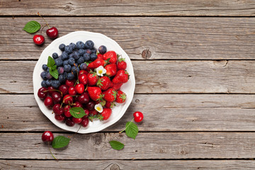 Fresh summer berries