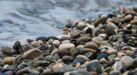 pebbles on the beach
