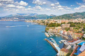 Fototapeta premium Coastline Sorrento city, Italy