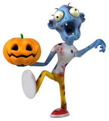 Fun zombie - 3D Illustration