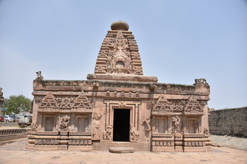 Chalukyan Hindu temples Navabrahma and Jogulamba temple, Alampur, Telengana, India