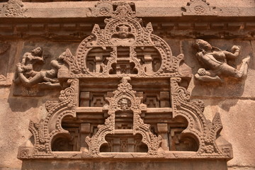Chalukyan Hindu temples Navabrahma and Jogulamba temple, Alampur, Telengana, India