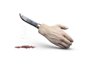 Stabbed in the Back (Clipping Path)