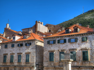 Fototapeta na wymiar Palais de Sponza, vieille ville de Dubrovnik, Croatie