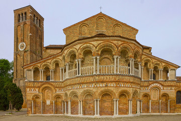 Murano island, Venice, Italy. Santa Maria and San Donato Cathedral.