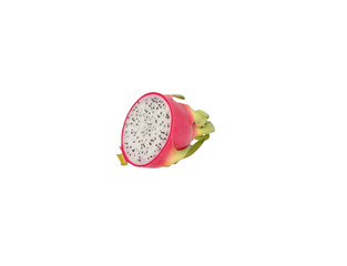 Dragon fruit half single white