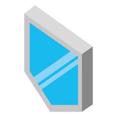 security shield isometric icon vector illustration design
