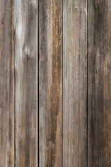 Naklejka premium Brown soft wood surface as background, wooden texture planks.