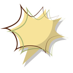 speech bubble retro style vector illustration design