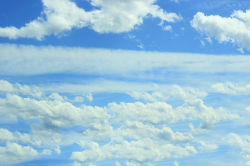 blue sky with clouds background