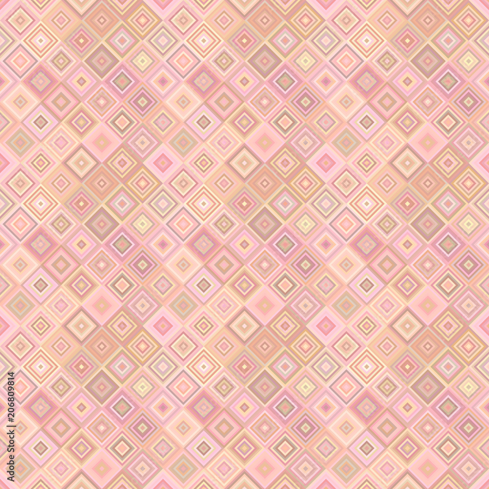 Aufkleber abstract repeating diagonal square pattern - vector mosaic tile background