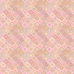 Abstract repeating diagonal square pattern - vector mosaic tile background