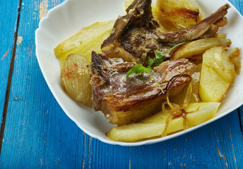 Mediterranean-style lamb chops