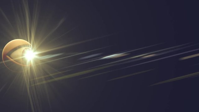 eye with YELLOW light beam shine rays background loop animation New quality universal dynamic animated colorful joyful nice cool video footage