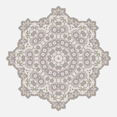 Mandala. Ethnicity round ornament. Ethnic style. Elements for invitation cards, brochures, covers. Oriental circular pattern. Arabic, Islamic, moroccan, asian, indian native african motifs.