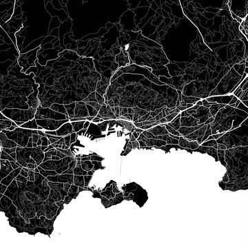 Area map of Toulon, France