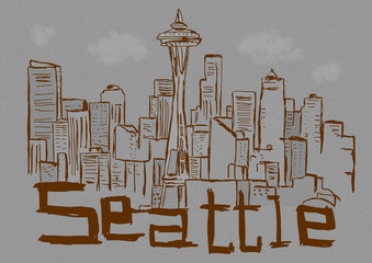 Seattle city vintage