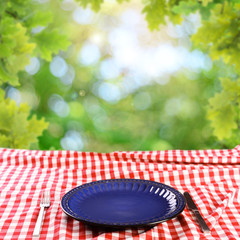 Empty table background