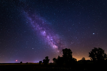 Milky way near Madrid, Spain