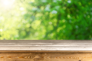 Empty table background