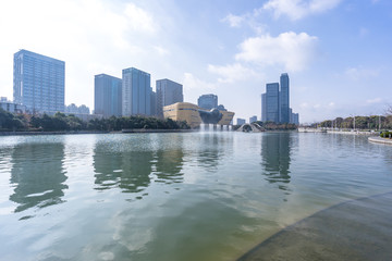 Obraz premium panoramic city skyline in china