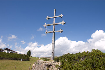 Gipfelkreuz auf dem Ritten