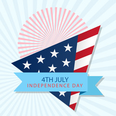 Fototapeta premium Happy independence day United States of America 4th of July.