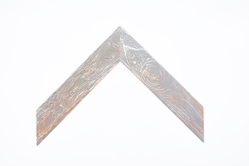 pattern baguette corner on a white background.