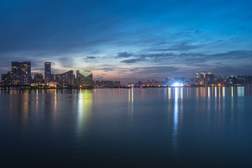 Fototapeta premium panoramic city skyline in china