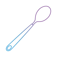 spoon cutlery tool icon vector illustration design