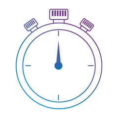 chronometer time clock isolated icon vector illustration design