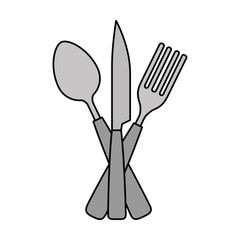 set cutlery tools icon vector illustration design