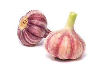 Garlic isolated on white background