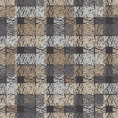 Seamless abstract geometric pattern. The texture of the strips. Brushwork. Hand hatching. Scribble texture. Textile rapport.