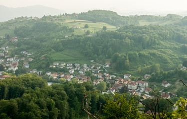 Fototapeta na wymiar beautiful Slovenia landscape Rogaska Slatina