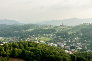 Fototapeta na wymiar beautiful Slovenia landscape Rogaska Slatina