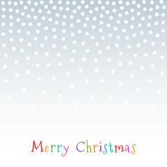 Fototapeta premium Christmas. New Year 2019 Gradient Snow Fake Dots Background. Vector illustration