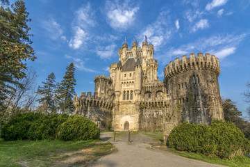 Castillo de  Butron en Vizcaya