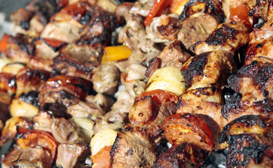 BBQ, picnic, grilled meat