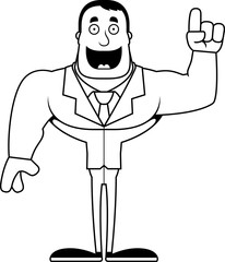 Cartoon Businessperson  Idea