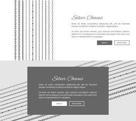 Silver Chains Internet Shop Web Page Template