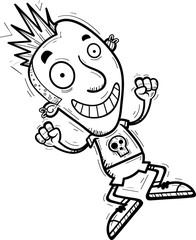 Cartoon Punk Jumping